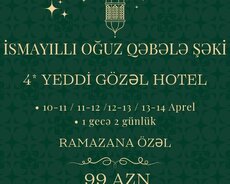 Ramazana özəl Şəki Oğuz İsmayıllı Qəbələ turu