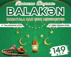 Ramazan bayramina özəl Balakən - Zaqatala turu