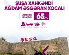 Şuşa Xankəndi Xocalı Ağdam Əsgəran turu