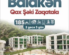 Balakən Zaqatala Qax Şəki Mingəçevir turu