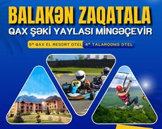 3 günlük Balakən Zaqatala Qax Şəki Qəbələ Ramazan