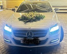 Mercedes cls заказ свадебного автомобиля для джентльмена и невесты