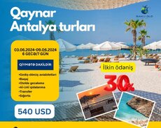 Endirimli qaynar Antalya turları