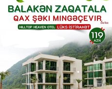 Qax Şəki Balakən Zaqatala Mingəçevir turu