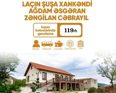 Xankəndi Şuşa Laçın Zəngilan Cəbrayıl turu
