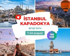 İstanbul Kapadokya Qrup Turu (birbaşa uçuşla)
