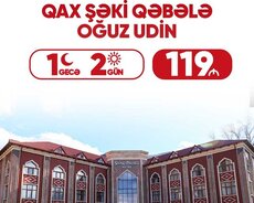 2 günlük Qax Şəki Qəbələ Oğuz turu