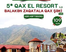 Balakən Zaqatala Qax Şəki Mingəçevir turu