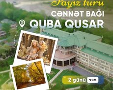 Cənnət bağı hoteli ilə Quba Qusar turu