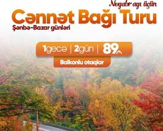 Cənnət bağı hoteli ilə Quba Qusar turu