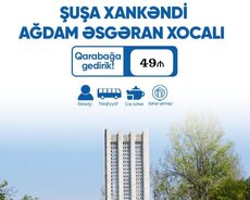 Şuşa Xankəndi Xocalı Ağdam Əsgəran turu
