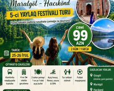Göygöl Maralgöl Hacıkənd yaylaq festival turu