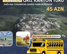 Xinaliq Qriz Kanyon Turu ( 1 günlük )