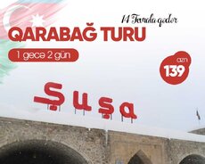 2 günlük Şuşa Laçın Xankəndi Xocalı Ağdam Əsgəran turu