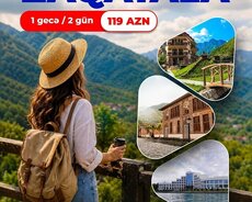 Balakən Zaqatala Qax Şəki Mingəçevir turu