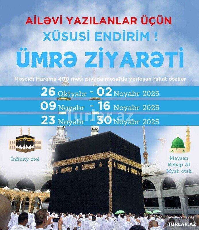 Ümrə ziyarəti Oktyabr və Noyabr ayında" Ümrə ziyarəti Oktyabr və Noyabr ayında"
