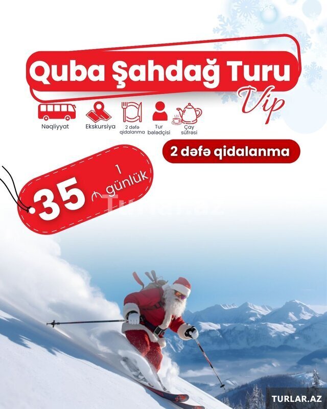 Şahdağ turu – *2 dəfə qidalanma ilə Şahdağ turu – *2 dəfə qidalanma ilə