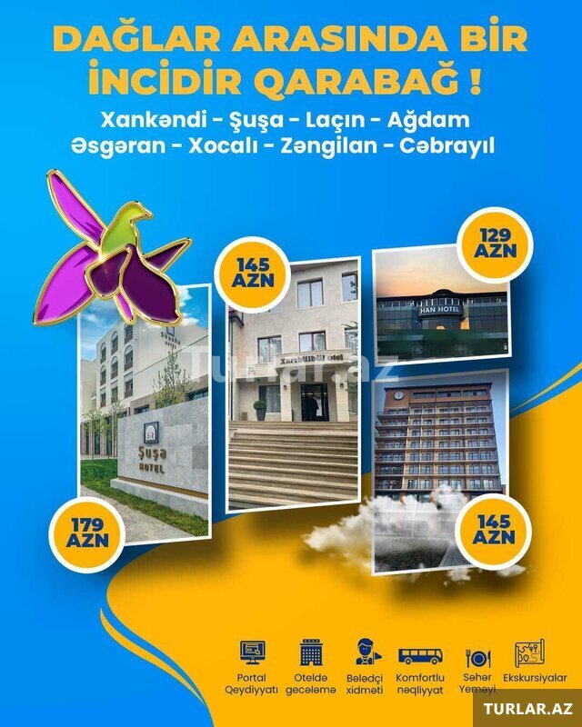 Qarabağdan doymayanlar üçün turlarımız Qarabağdan doymayanlar üçün turlarımız