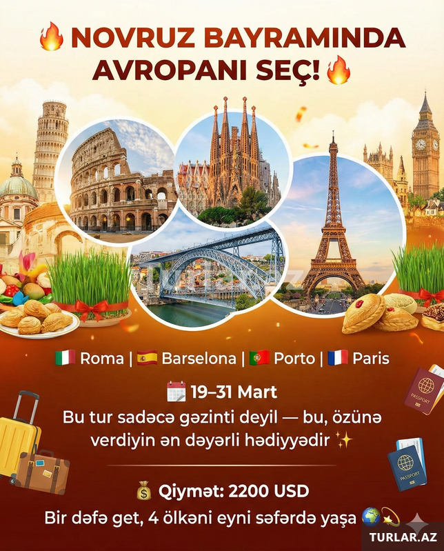 Roma-Barcelona-Porto-Paris Qrup Turu Roma-Barcelona-Porto-Paris Qrup Turu