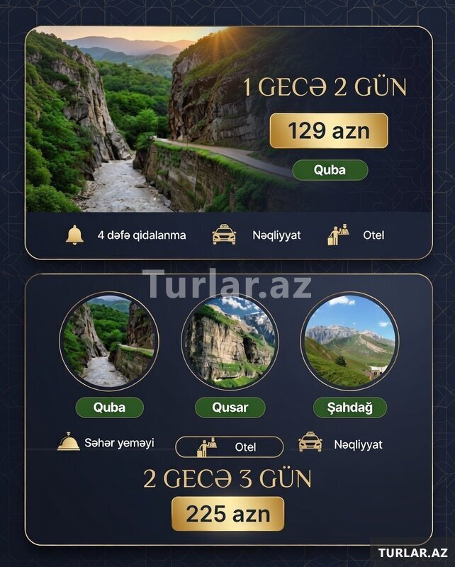 Quba Qusar Şahdağ turu Quba Qusar Şahdağ turu