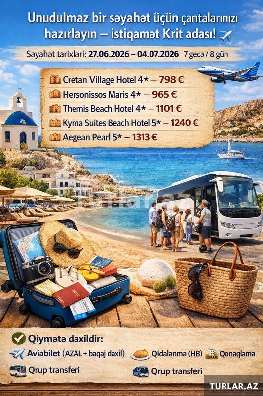 Yunanıstan Krit Adası Turpaketi Yunanıstan Krit Adası Turpaketi