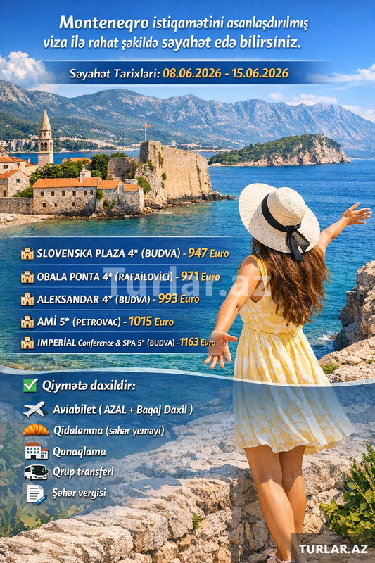 Montenegro Turları endirimlə Montenegro Turları endirimlə