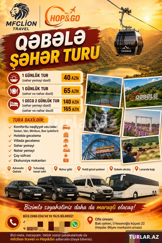 Qəbələ şəhər turu Qəbələ şəhər turu