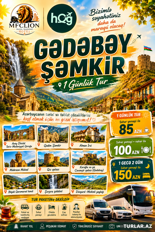 Gədəbəy Şəmkir Turu Gədəbəy Şəmkir Turu