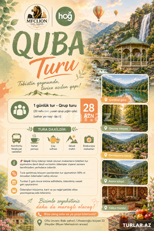 Quba Şəhər Turu Quba Şəhər Turu