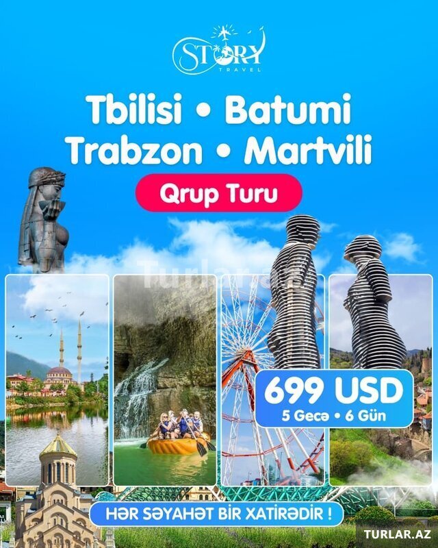 Tbilisi - Mtsxeta• Batumi • Trabzon • Martvili Qrup Turu Tbilisi - Mtsxeta• Batumi • Trabzon • Martvili Qrup Turu