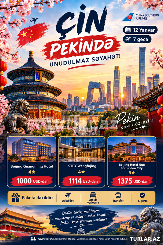 Pekinə unudulmaz səyahət Pekinə unudulmaz səyahət